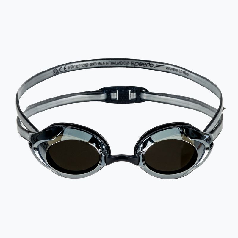 Plavecké okuliare Speedo Vanquisher 3.0 Mirrored black / smoke / silver mirror 2