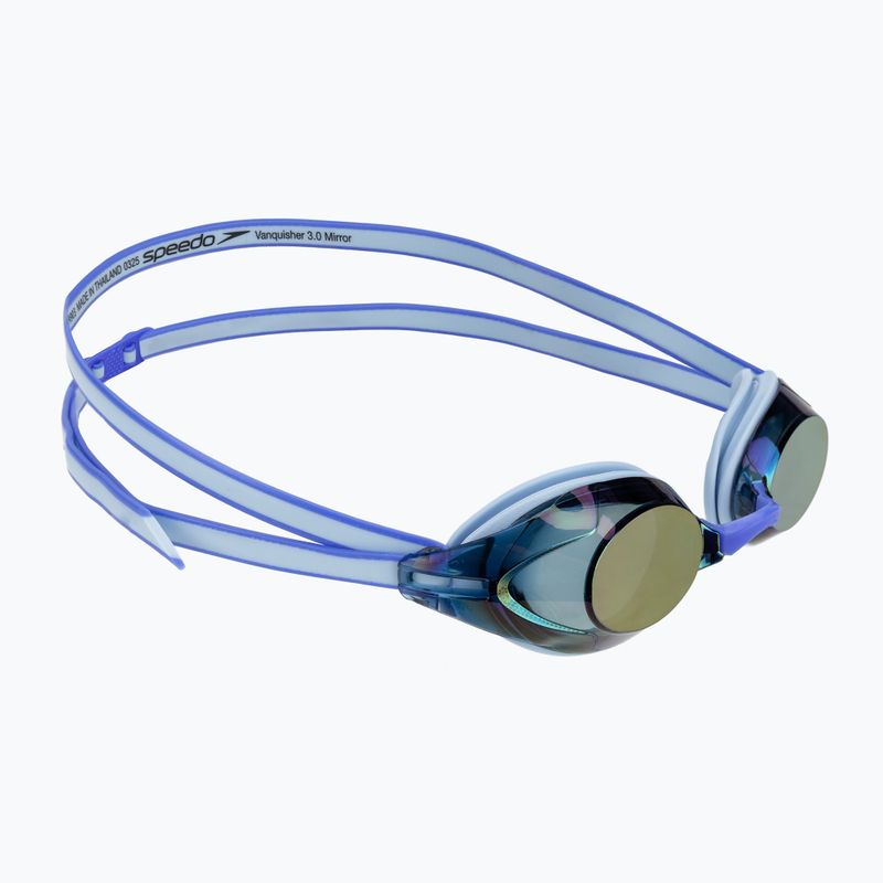 Plavecké okuliare Speedo Vanquisher 3.0 Mirrored hawaiian sky / cobalt / iris mirror