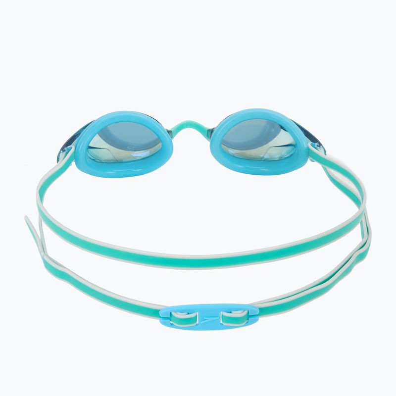 Dámske plavecké okuliare Speedo Vanquisher 3.0 Mirrored bachelor button/celeste/gold mirror 4