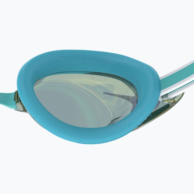 Dámske plavecké okuliare Speedo Vanquisher 3.0 Mirrored bachelor button/celeste/gold mirror 5