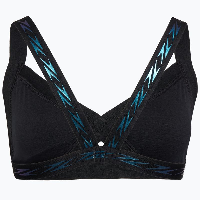 Horný diel plaviek Speedo Solid Logo Elastic Cross Front Top anthracite 2