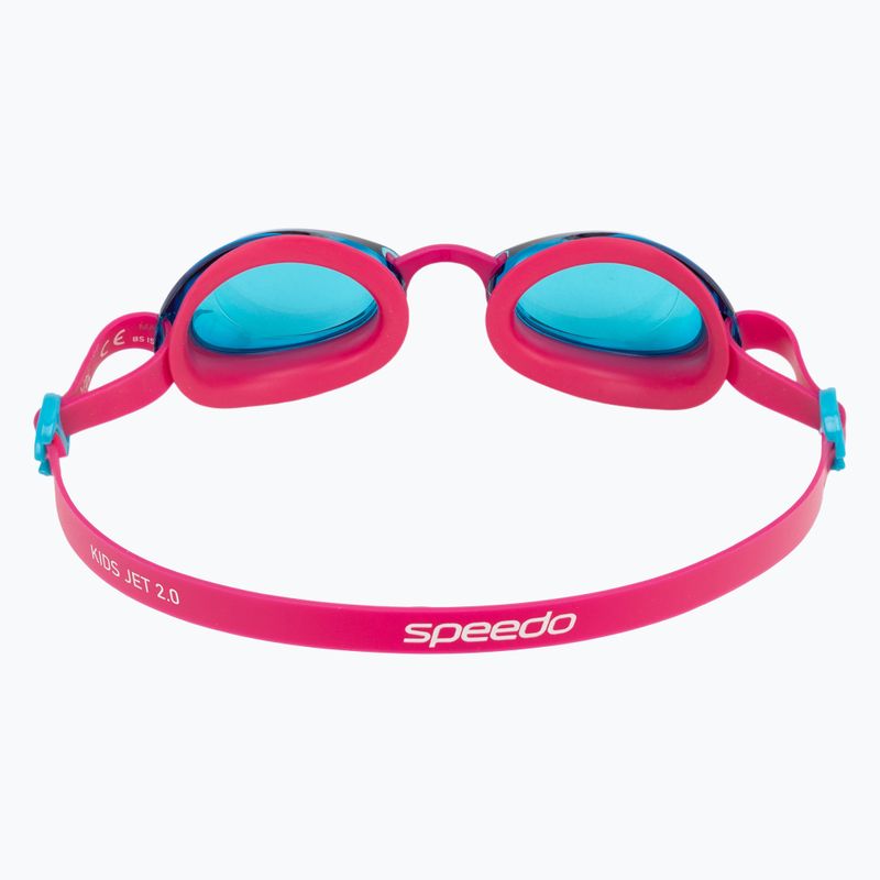Plavecké okuliare Speedo Kids Jet 2.0 electric pink/azure blue 4