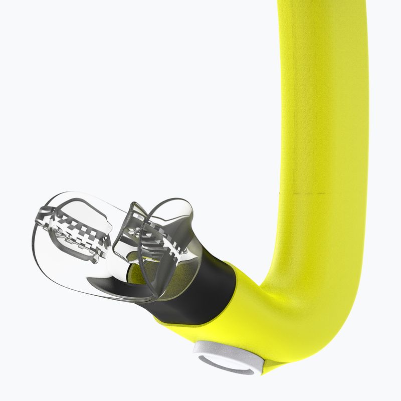 Speedo Bullet Head detská plavecká rúrka hyper žltá/artíkové sklo 3