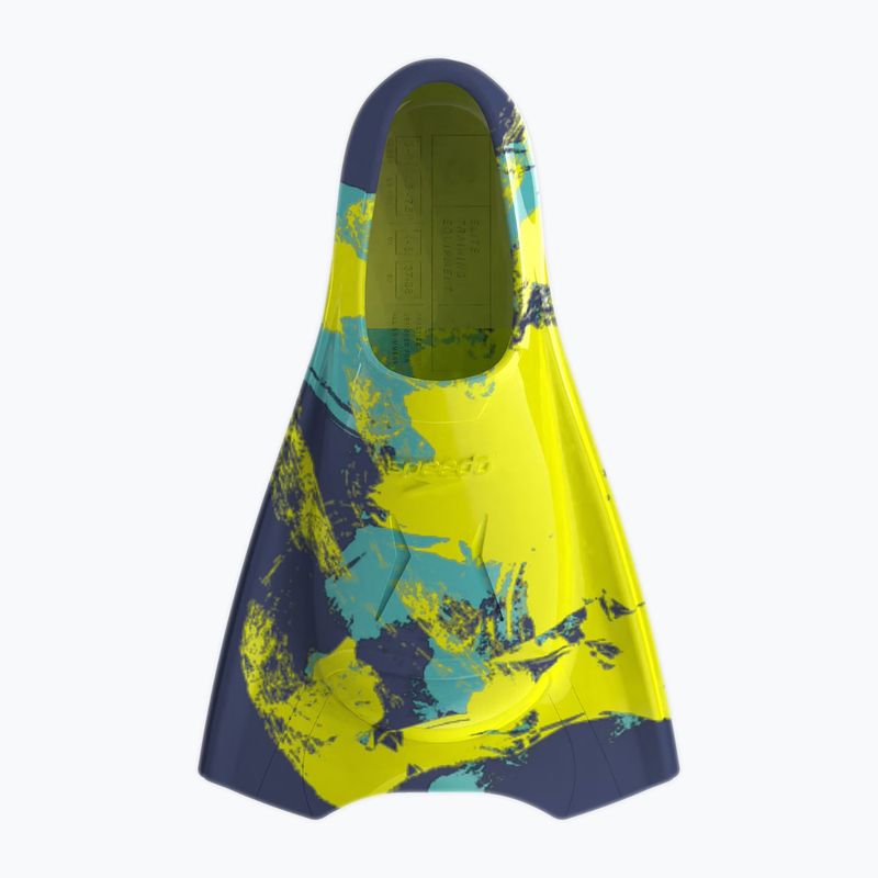 Plavecké plutvy Speedo Short Blade hapuna blue/hyper yellow/arctic glass