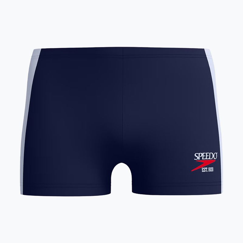 Pánske plavecké boxerky Speedo Colorblock Square Leg peacot 5