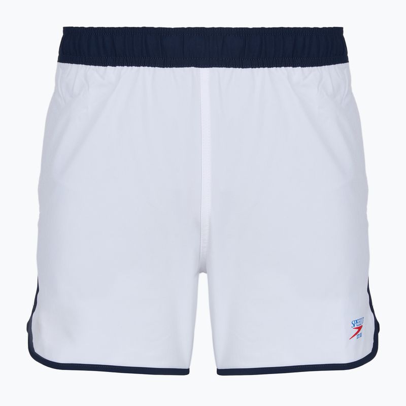 Pánske plavecké šortky Speedo Jetstream Retro Logo Volley 16" biele