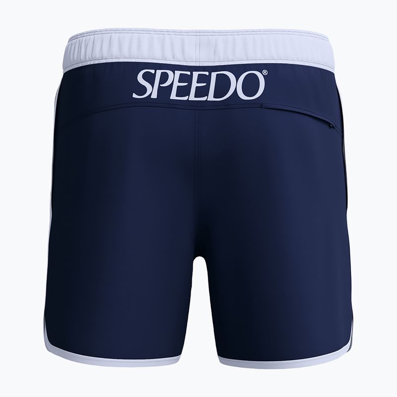 Pánske plavkové šortky Speedo Jetstream Retro Logo Volley 16" peacoat 2