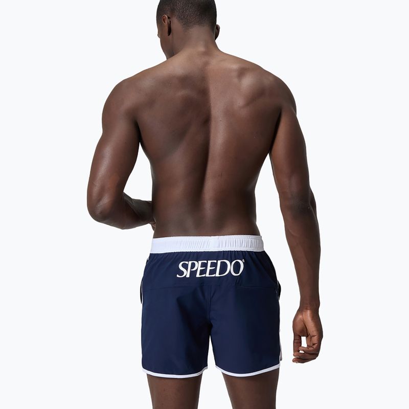 Pánske plavkové šortky Speedo Jetstream Retro Logo Volley 16" peacoat 6