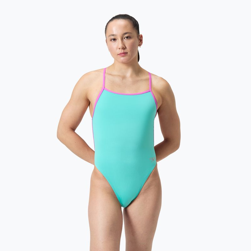 Speedo Solid Vback arctic glass dámske jednodielne plavky 2