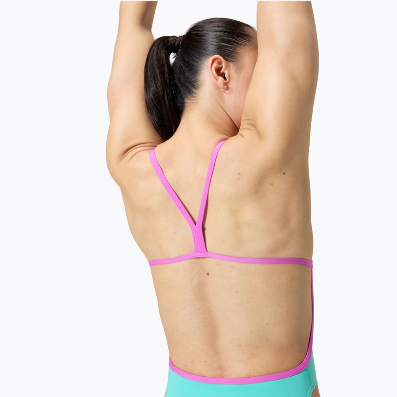Speedo Solid Vback arctic glass dámske jednodielne plavky 5