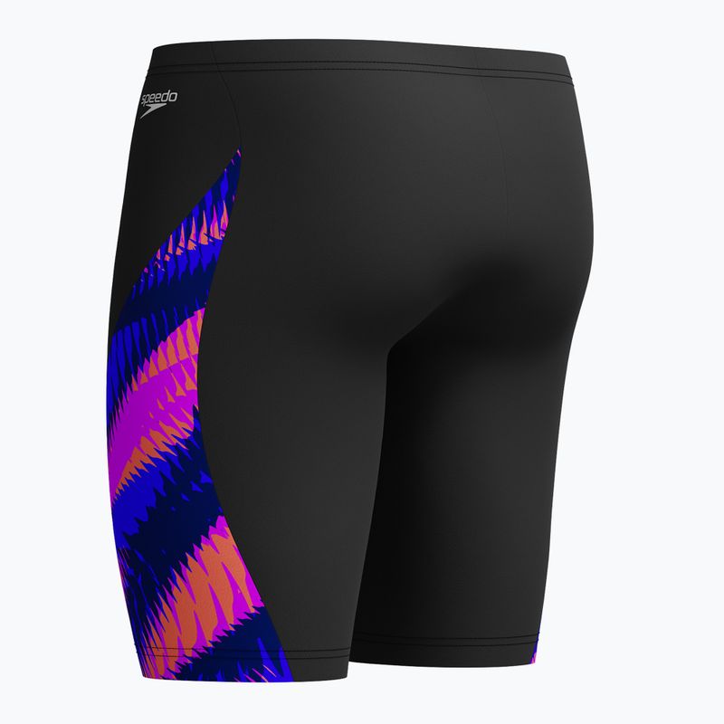 Speedo Pánske digitálne V-Cut plavecké nohavice s britvou ostrou/diva 3