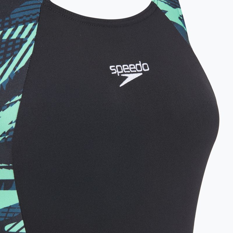 Dámske jednodielne plavky Speedo HyperBoom Splice Legsuit dark teal 3