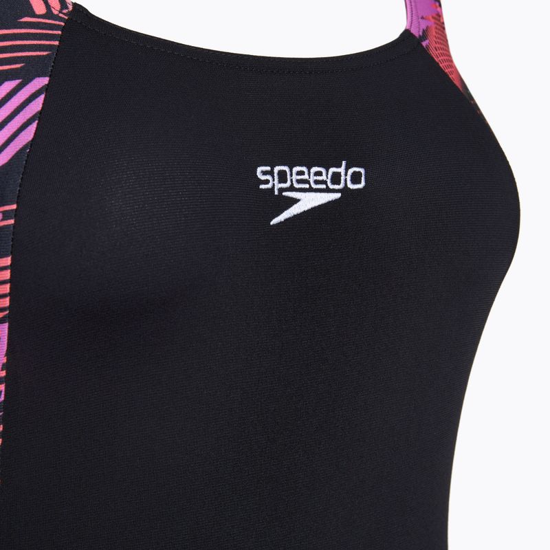 Dámske jednodielne plavky Speedo HyperBoom Splice Muscleback neon violet 3