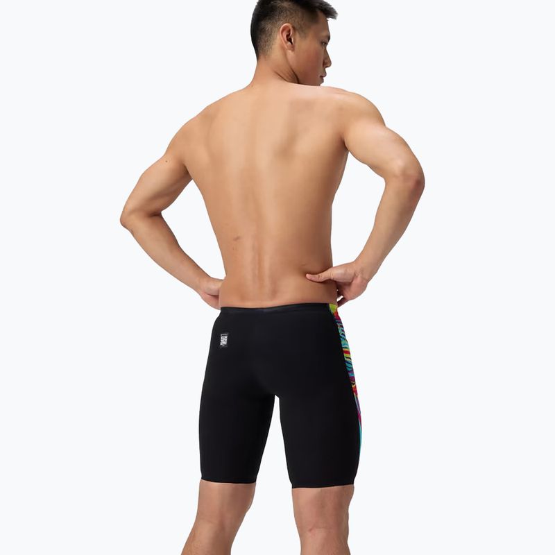 Pánske plavky Speedo Fastskin LZR Pure Valor 2.0 Jammer molten black/molten blur 3