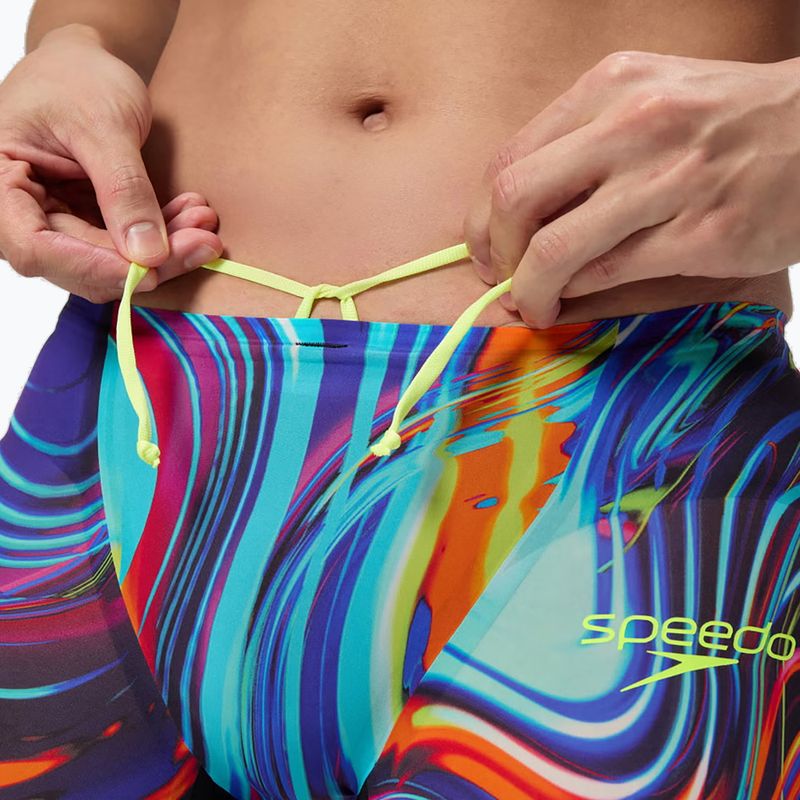 Pánske plavky Speedo Fastskin LZR Pure Valor 2.0 Jammer molten black/molten blur 6