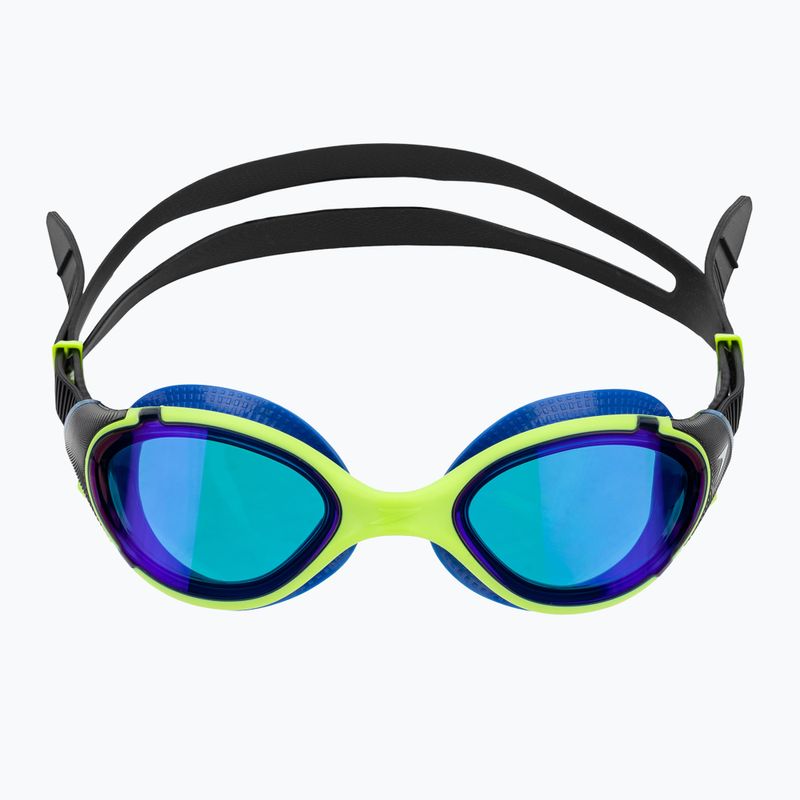 Plavecké okuliare Speedo Biofuse 2.0 Mirror electric lime / cobalt / iris mirror 2