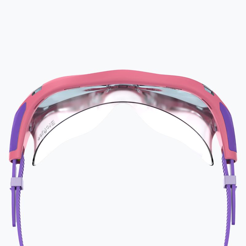 Plavecká maska dziecięce Speedo Biofuse 2.0 pink lemonade / steel 3