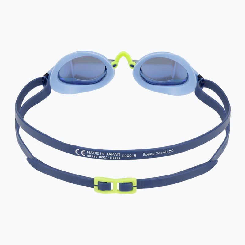 Plavecké okuliare Speedo Fastskin Speedsocket 2 Mirror sugar blue / celeste / iris mirror 4