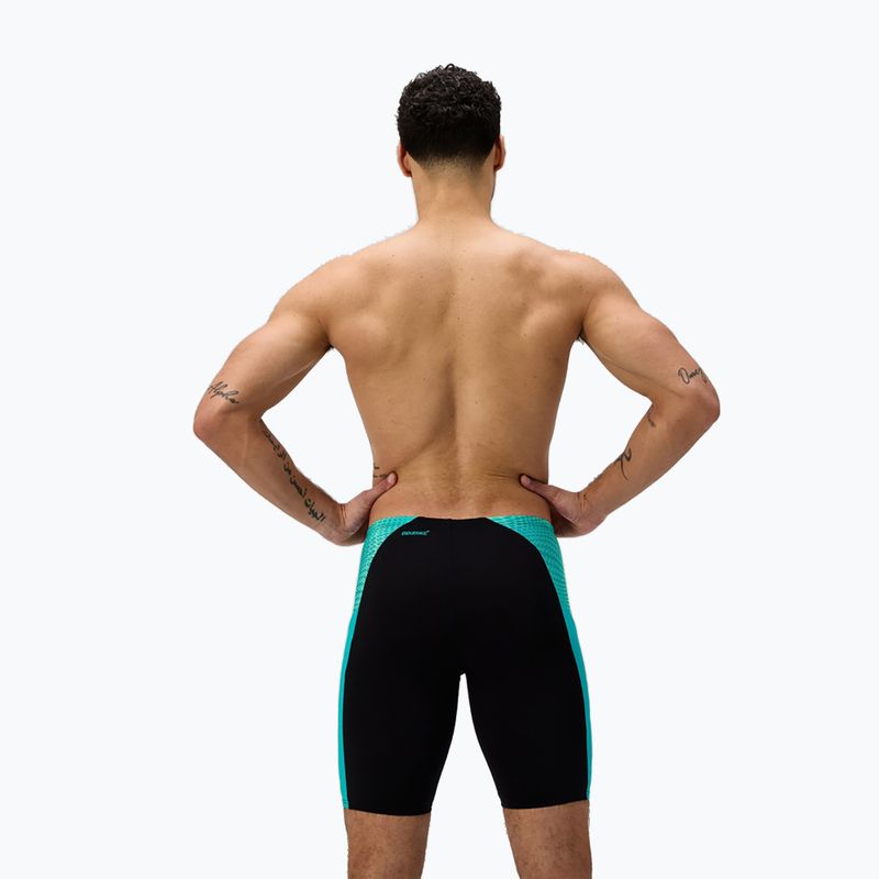 Pánske plavky Speedo Endurance+ MAX Splice Jammer black/turquoise gem 3