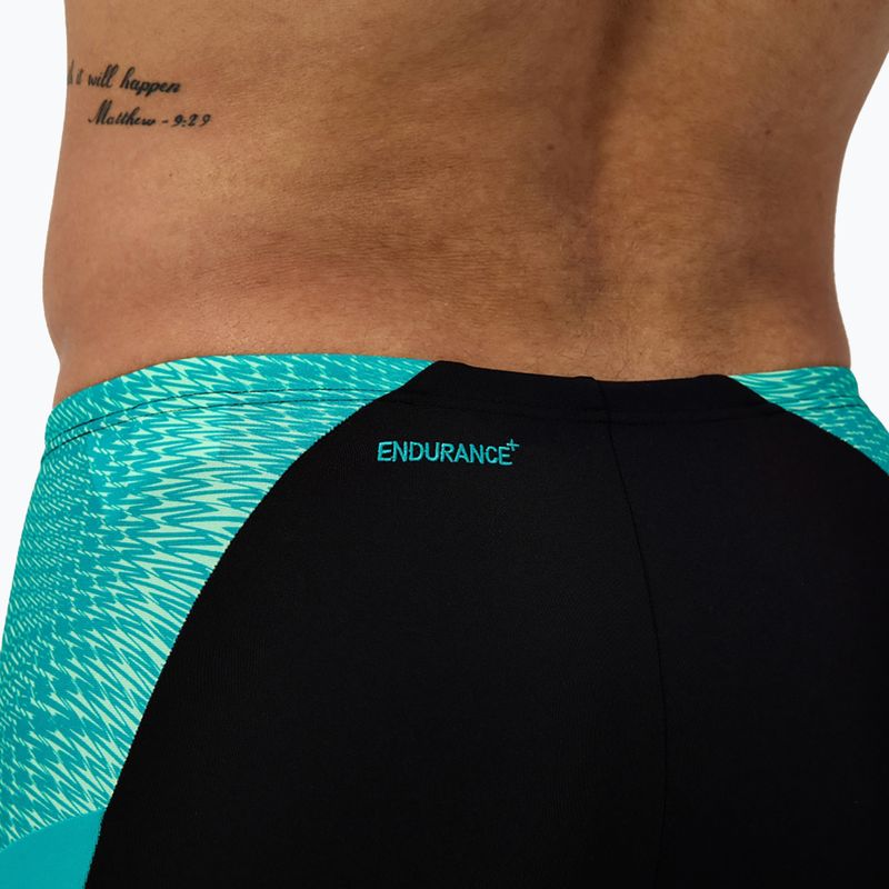 Pánske plavky Speedo Endurance+ MAX Splice Jammer black/turquoise gem 6