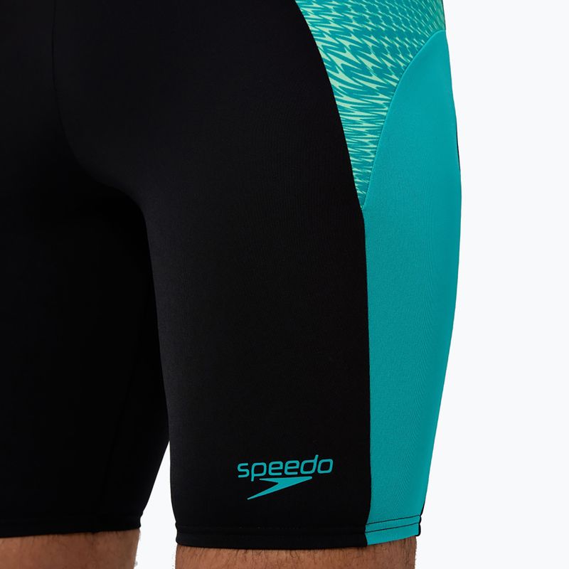 Pánske plavky Speedo Endurance+ MAX Splice Jammer black/turquoise gem 7