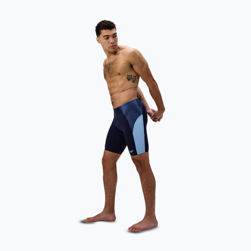 Pánske plavky Speedo Endurance+ MAX Splice Jammer navy/sugar blue 2