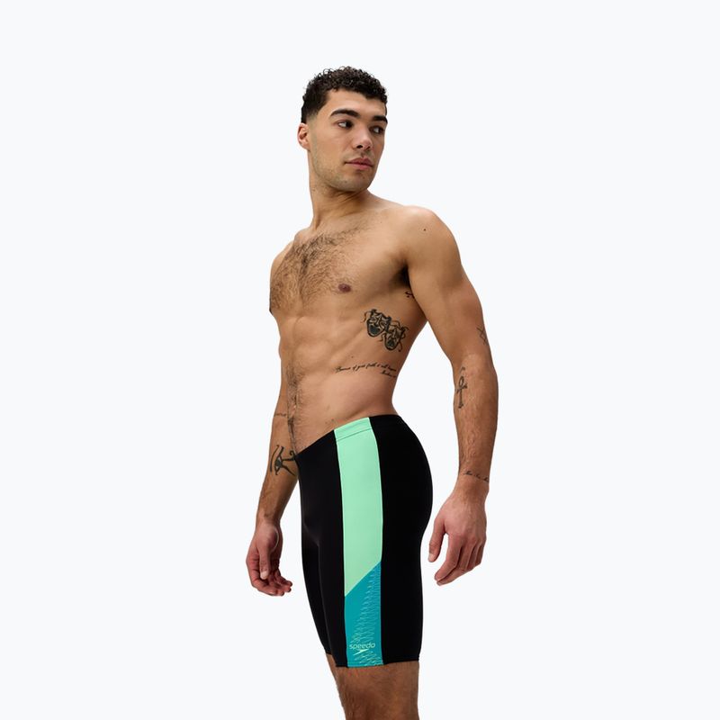 Pánske plavky Speedo Dive Jammer black/turquoise gem 4