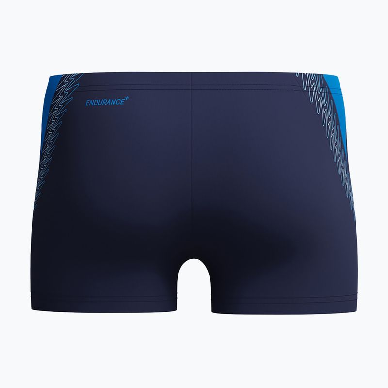 Pánske plavky boxerky Speedo Hyper Boom Splice true peacoat/lagoon blue 2