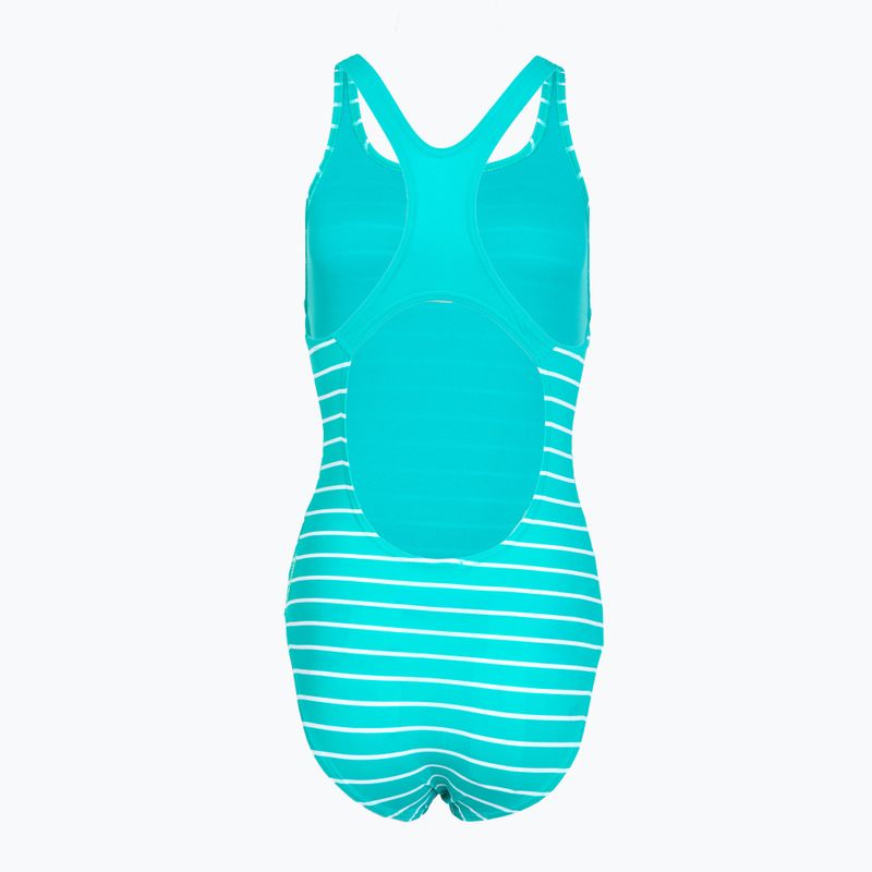 Dámske jednodielne plavky Speedo Eco Endurance+ Printed Medalist turquoise gem 2