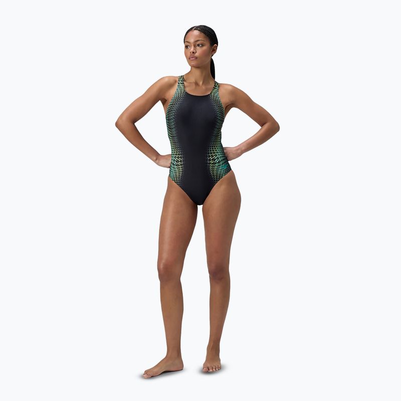 Dámske jednodielne plavky Speedo Digital Printed Medalist turquoise gem 2