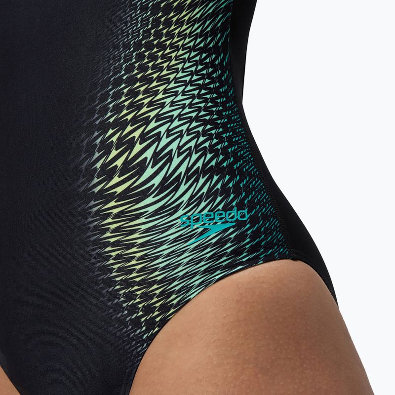 Dámske jednodielne plavky Speedo Digital Printed Medalist turquoise gem 6