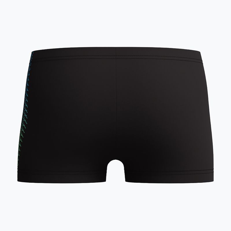 Detské plavecké boxerky Speedo Plastisol Placement Aquashort black/alfalfa green 2