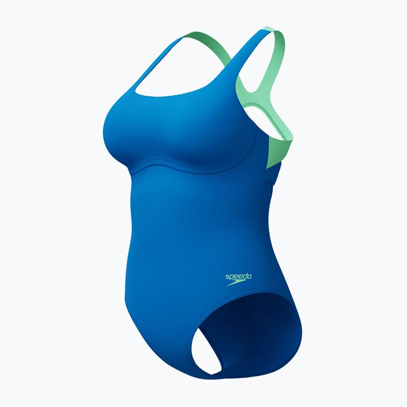 Dámske jednodielne plavky Speedo Flex Band with Swim Bra lagoon blue 3