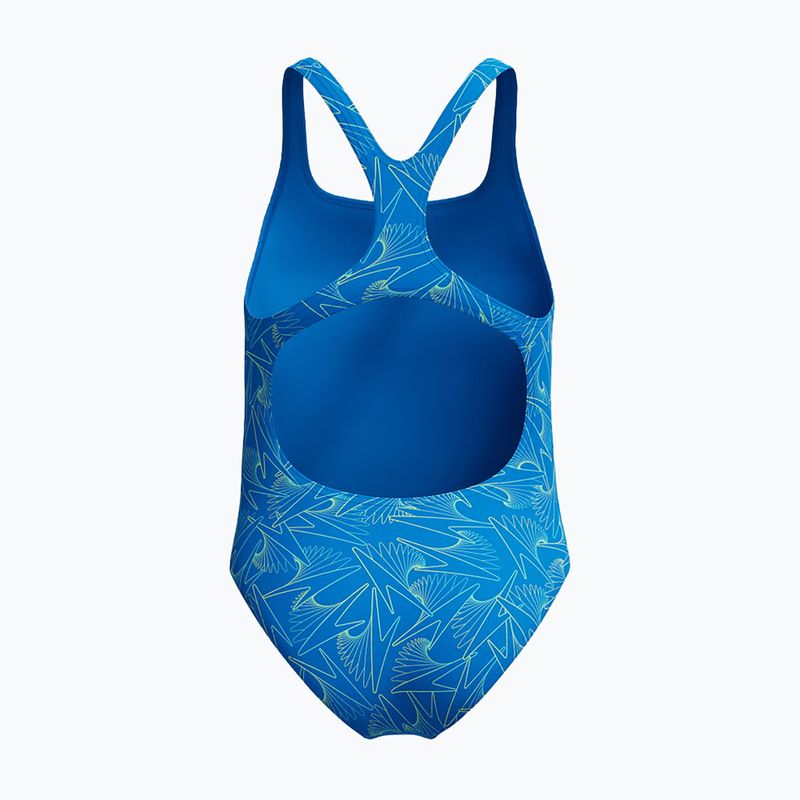 Detské jednodielne plavky Speedo HyperBoom Allover Medalist lagoon blue/celeste 2