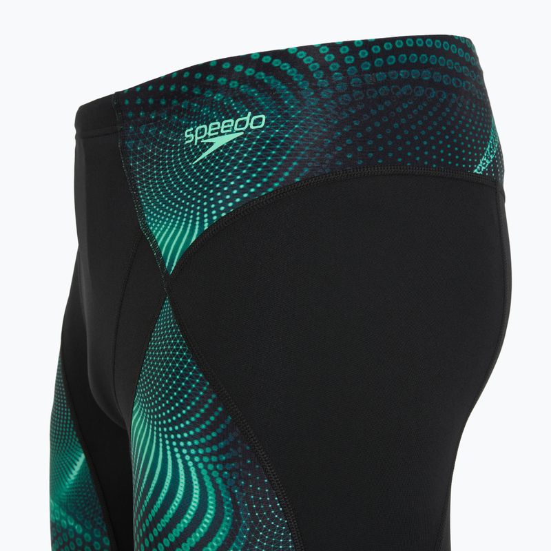 Pánske plavky Speedo Endurance+ Max Compression Jammer black/turquoise gem 3