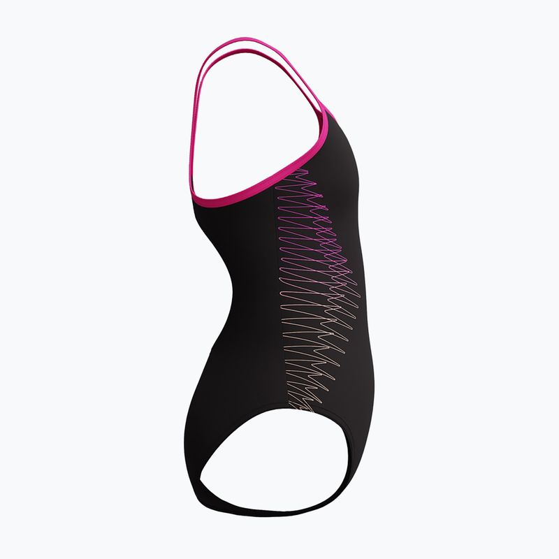 Detské jednodielne plavky Speedo Platisol Placement Thinstrap Muscleback flare pink 4