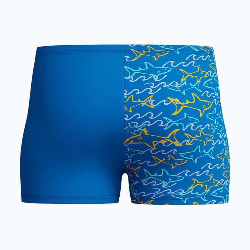 Detské plavecké boxerky Speedo Digital Allover Aquashort lagoon blue 2