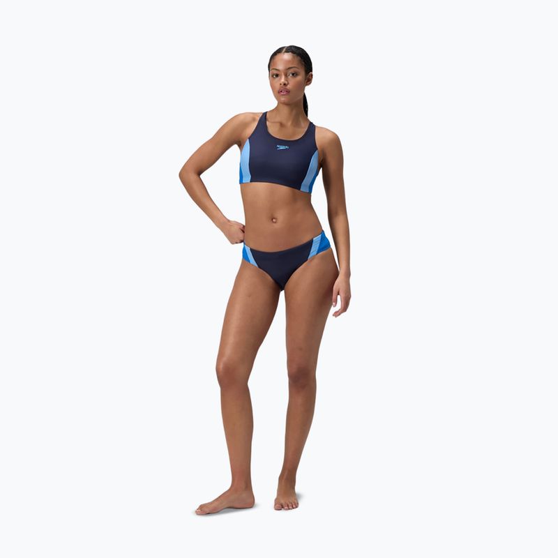 Dámske dvojdielne plavky Speedo Colourblock Splice 2.0 lagoon blue/celeste 2