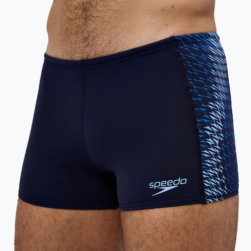 Pánske plavky boxerky Speedo Endurance+ Tech Panel Aquashort navy/sugar blue 5