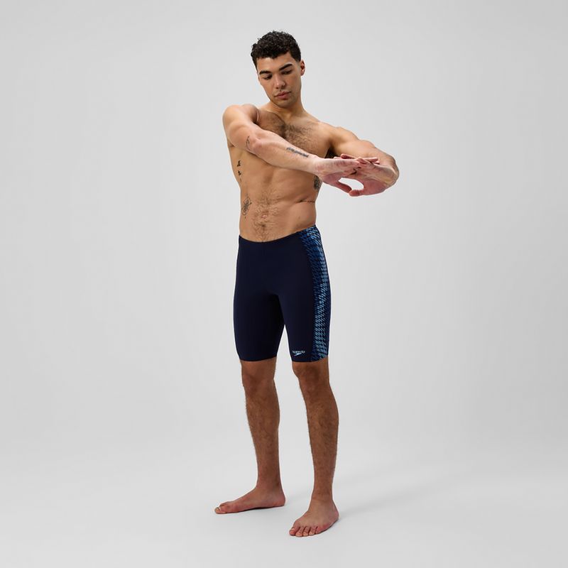 Pánske plavky Speedo Endurance+ Tech Panel Jammer navy/sugar blue 2