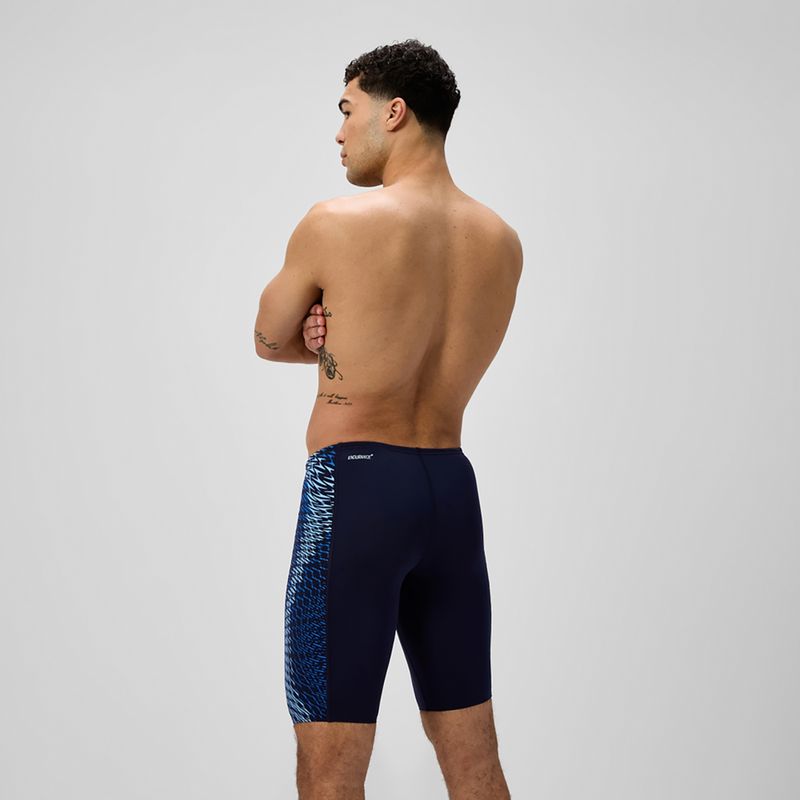 Pánske plavky Speedo Endurance+ Tech Panel Jammer navy/sugar blue 3