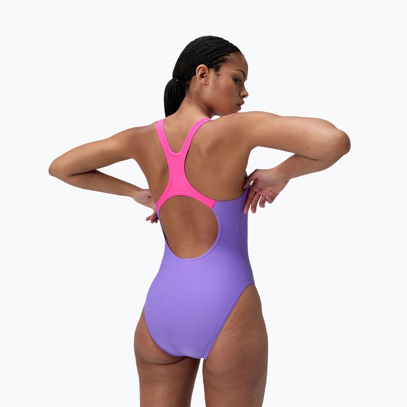 Jednodielne plavky Speedo Medley Logo Medalist indigo glow 3