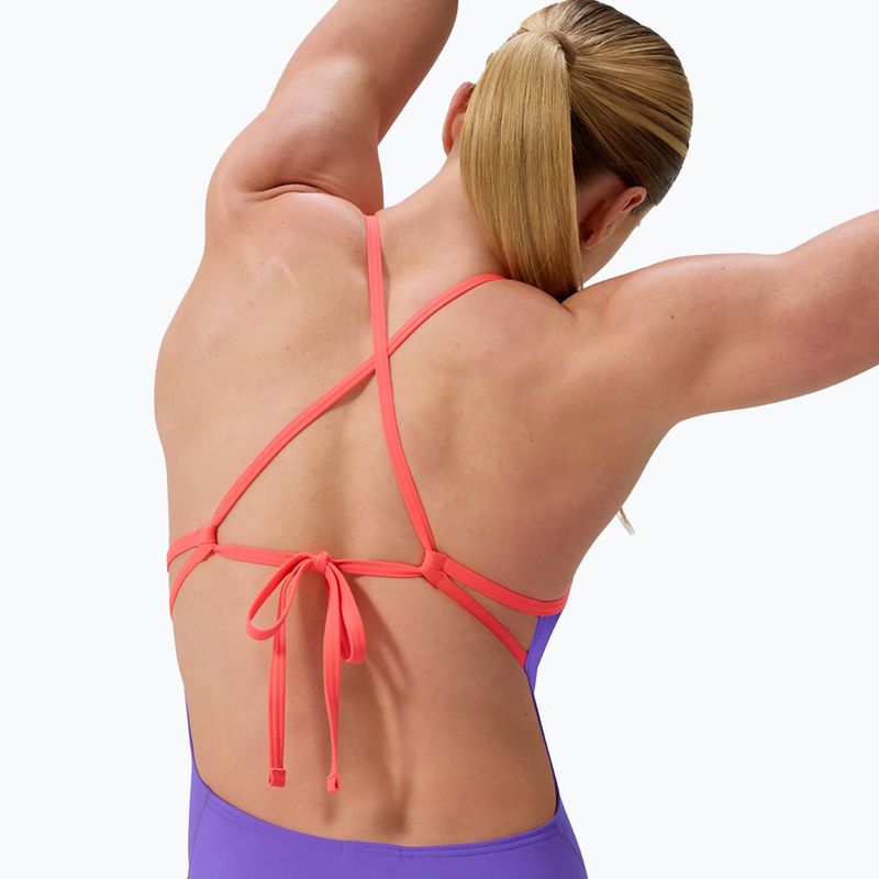 Dámske jednodielne plavky Speedo FL Solid Tie Back indigo glow/picton blue 5