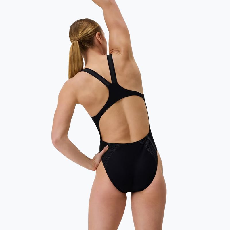 Dámske jednodielne plavky Speedo Printed Performance Back black 2