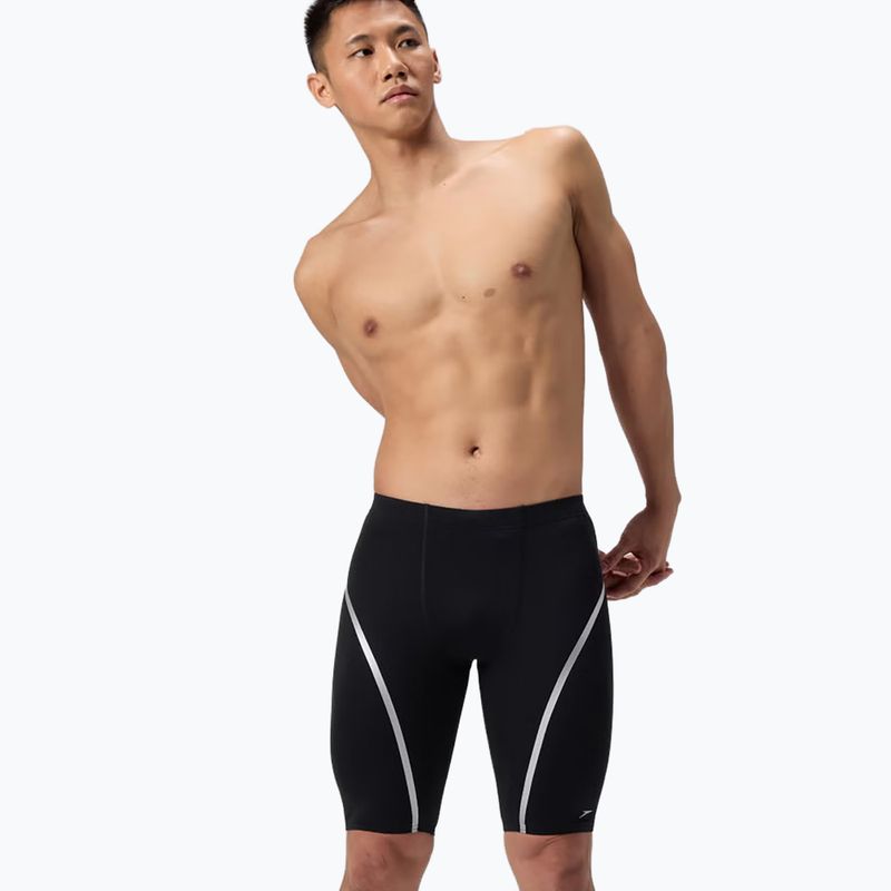 Pánske plavky jammer Speedo Movement Jammer black/silver