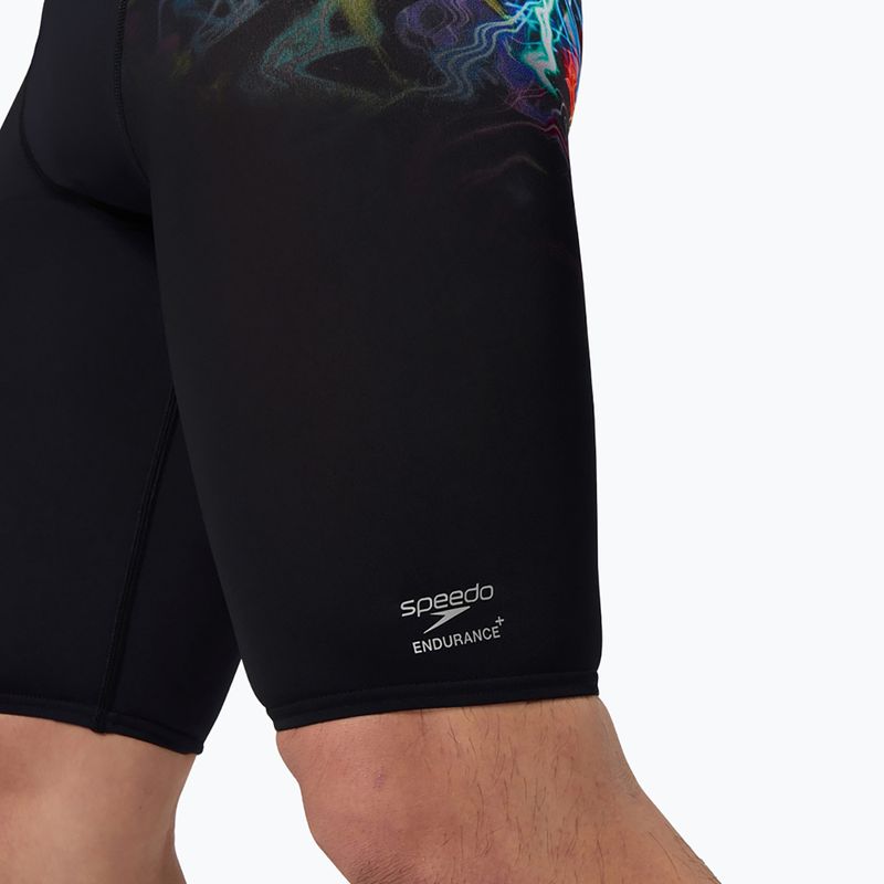 Pánske  plavky jammery Speedo Placement Printed static volta/black 6