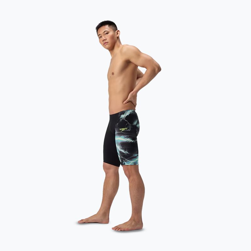 Pánske plavky Speedo Fastskin LZR Ignite Jammer electro static/black 2