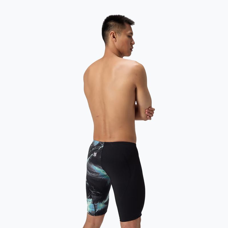 Pánske plavky Speedo Fastskin LZR Ignite Jammer electro static/black 3