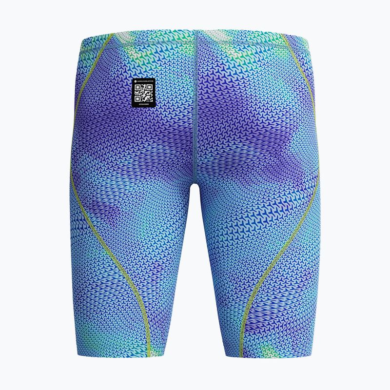 Pánske plavky Speedo Fastskin HyperSpark Printed Jammer under current/sugar blue 2