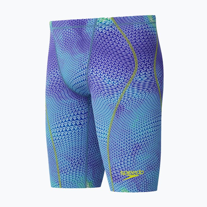 Pánske plavky Speedo Fastskin HyperSpark Printed Jammer under current/sugar blue 3